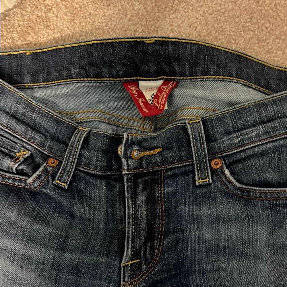 Lucky Brand Blue Flare Wide Leg Jeans